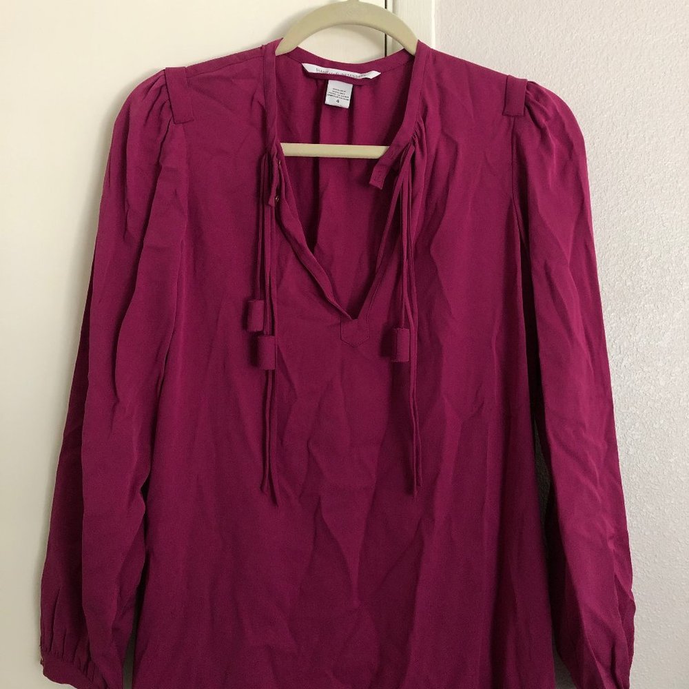 Diane Von Furstenberg Pink Shift Dress